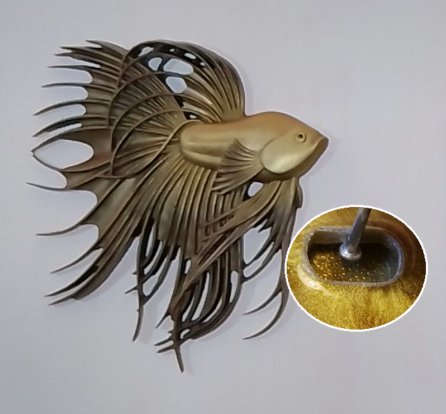 -zlata ryba-rybka-úchyt-